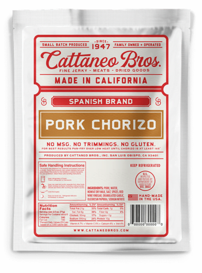sausages pork chorizo