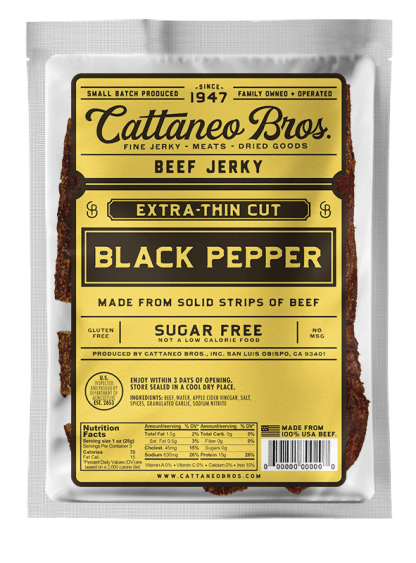Extra Thin Cut Black Pepper