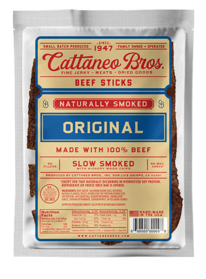 Natural Smoked Beef Sticks Original