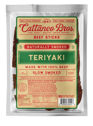 Natural Smoked Beef Sticks Teriyaki