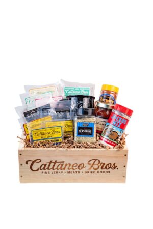Cattaneo Bros. jerky and seasoning gift crate